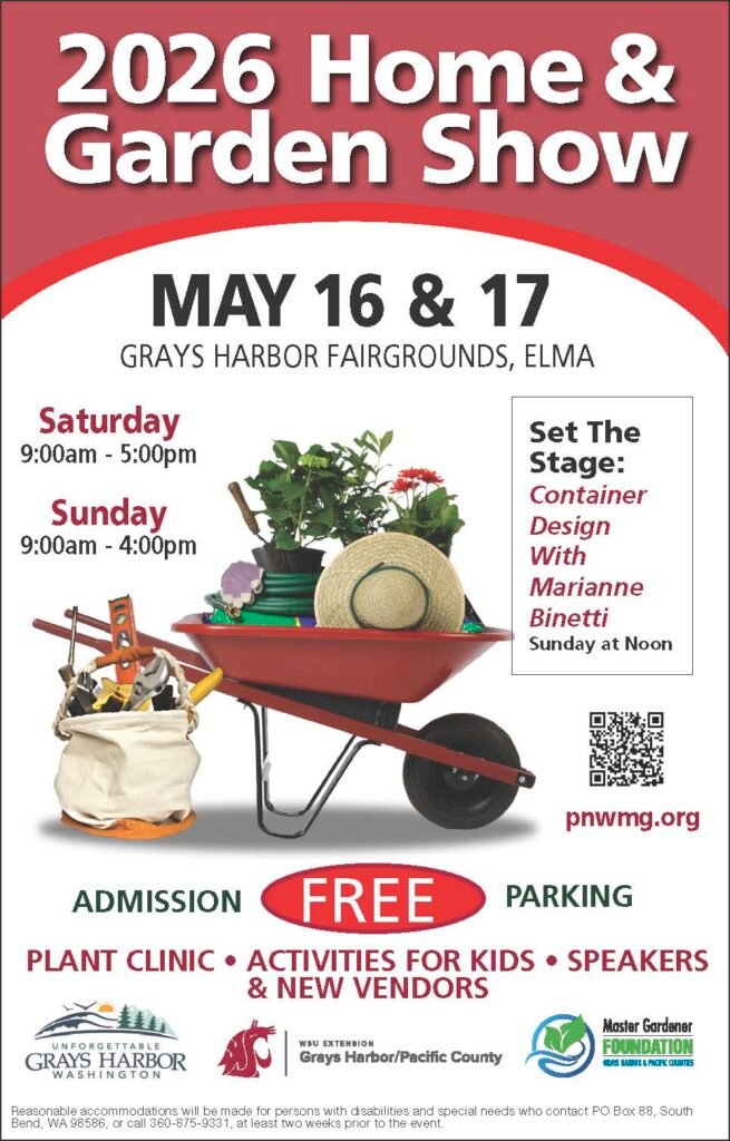 2026 Home & Garden show Flyer for May 16 &17, including Marianne Binetti at Noon, Sunday